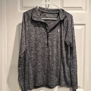 Under armour quart zip pull over.